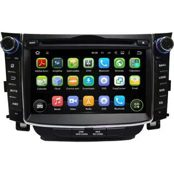 Android Navigačný Multimediálne Tv Usb Oem 7 Pre Hyundai i30 Android 5.1 Auto DVD GPS Na rok 2011 2012 2013 auto Multimediálne