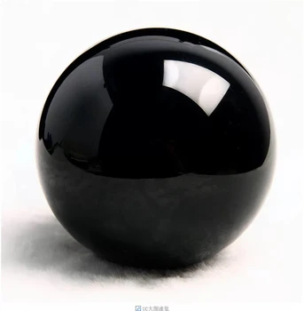 Prírodné čierna obsidián crystal reiki liečenie drahokam krištáľové gule na ozdobu