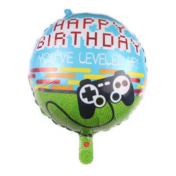 5 ks Video herný ovládač rukoväť tvaru hliníkovej fólie balón párty pre Deti narodeniny miesto osobnosť party dekorácie