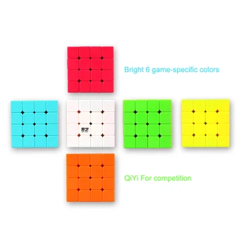 QiYi 4x4x4 Profissional Magic Cube Súťaže Rýchlosť Puzzle, Kocky, Hračky Pre Deti, Detský Cube Game-Špecifické 6 Farieb