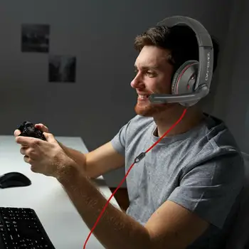 Herný Headset Mikrofón Stereo-Over-ear Slúchadlá Pre PS4/Nintendo Prepínač/Xbox Jeden/PC