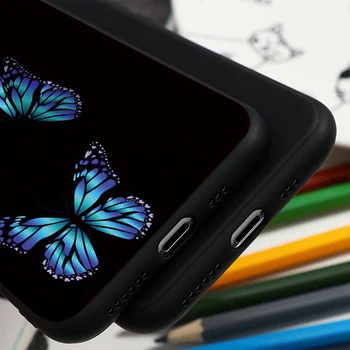 Roztomilý Motýľ obal Pre Samsung Galaxy S20 Ultra S10 Plus S10e A51 A71 A21s A10e A50 A30S A31 A41 A11 M31 Poznámka 10 Lite Plus Etui