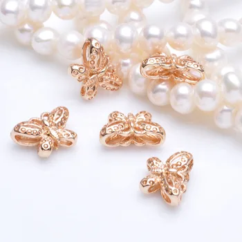 20pcs DIY príručka korálky zlatý motýľ limit perličiek otvor voľné perličiek náramok, náhrdelník príslušenstvo