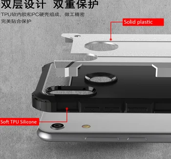 Obranca Pokles odporu Robustný Brnenie Prípade Huawei Honor 8A Hybrid Štít Kryt