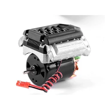 Chladičom Dual Ventilátor pre 1/10 RC Crawler Auto TRAXXAS TRX-4 Simulovať F11 V8 5.0 Motora