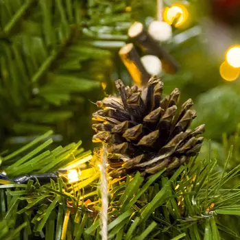 1PC Nové Ozdoby na Vianočné stromčeky Visí Vianočný Strom Home Party Dekor 3D Prívesky Vysoko Kvalitné Drevené Prívesok Dekorácie Farba