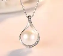 T716 925 Silver Osobné náhrdelník Pre Ženy Cubic Zirconia Kameň náhrdelník