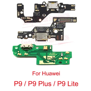 Kvalitný USB Nabíjací Port Rada Dock Flex Kábel Pre Huawei P9 / P9 Lite / P9 Plus P9+ Poplatok Dosky Flex Kábel