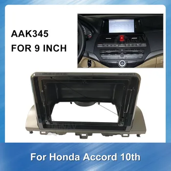 9 palcový 2Din Auto Fascias Pre Honda Accord 10. 2018-2020 Auto Dvd Frame Panel Nainštalovať Tvár Panel Rádio Prehrávač, Stereo prijímač