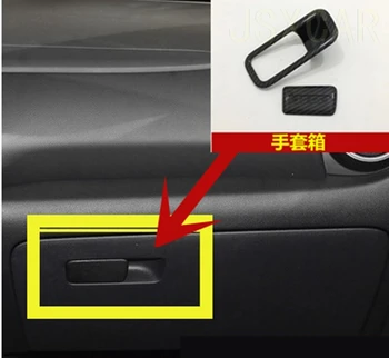 Pre Hyundai Kona-2020 auto ABS Chrome skladovanie co-pilot rukavice box predné trim, čítanie panel rám poklopu 2ks