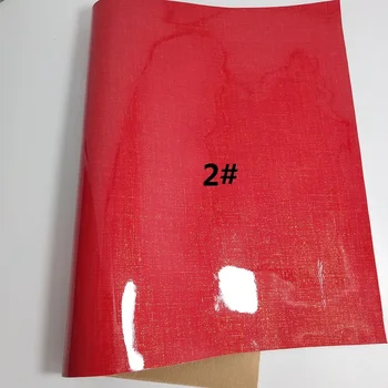 1PC 21X29CM Syntetické Letaher, Cuero Sintetico Faux Kožené Textílie červenej Kože Na Výrobu Luky Príslušenstvo S211