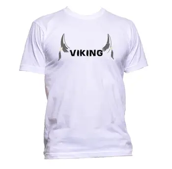 2019 Nové Letné Pohode Tee Tričko Viking S Rohmi T-Shirt Pánske Dámske Unisex Móda Slogan Komédia v Pohode Zábavné Bavlna T-shirt