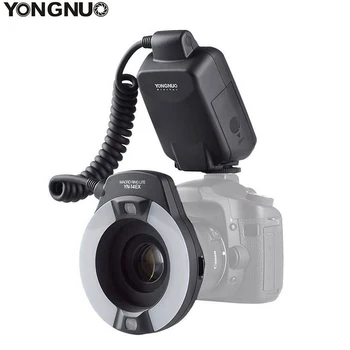 Krúžok svetlo Yongnuo YN-14EX YongnuoYN 14EX TTL LED Makro Speedlite pre Canon 5D Mark II 5D Mark III 6D 7D 60D 70 D 700D 650D
