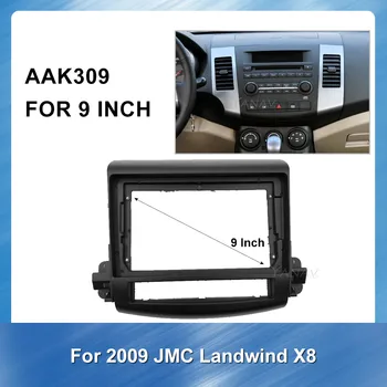 Autorádio Fascia auto Stereo Fascia Rám pre JMC LANDWIND X8 2009 Car Audio Stereo prijímač Dash CD Výbava Inštalačný Kit Panel