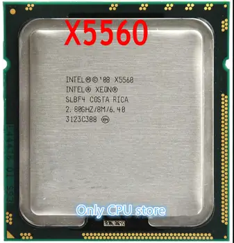 Lntel Xeon X5560 Quad Core LGA 1366 X 2,8 G/95W/8MB Cache CPU (pracovné Doprava Zadarmo)