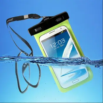 Trvanlivé Nepremokavé Zapečatené Telefón Puzdro Taška Podvodné puzdro pre iPhone 6/6 Plus/5S/5C/5/4S, Samsung Galaxy S6/S5/S4