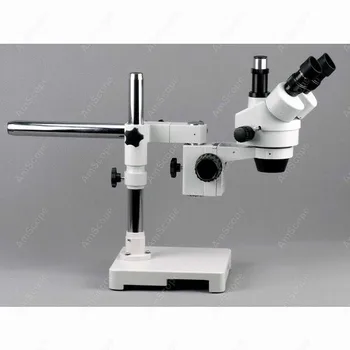 Stereo Mikroskopom-AmScope Dodávky 7X-45X Boom Stojan Trinocular Zoom, Stereo Mikroskopom + 54 LED Svetlo