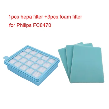 4pcs/veľa Filter Oka HEPA FILTER BUFFALO-MISTRAL Pre Philips Vysávač FC8470 FC8471 FC8472 FC8473 FC8474 FC8476 fc8634