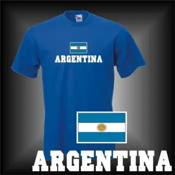 2019 Módne O-Krku Muži T-shirt ARGENTINIEN T-Shirt, S M L XL XXL (WMS02-09)