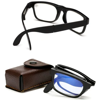 Odolať Modré Svetlo Okuliare na Čítanie Prenosné pre Starších Prečítajte si Okuliare Proti Modrej Presbyopia Magnifing Šošovky