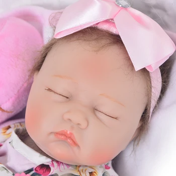 Bebe reborn bábiky 43 cm Silikónový reborn baby doll rozkošný vinyl novorodenca princezná batoľa deti nažive dievča bonecas deti darček