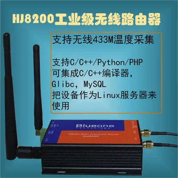 Diaľkové bezdrôtové zber dát bránou 433M bod na viacbodové modbusRTU 4G priemyselné WiFi router