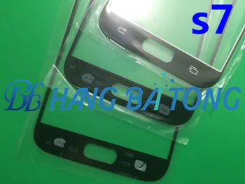 10pcs/veľa, Výmenu Vonkajšieho Skla pre Samsung Galaxy S7 G930 G930F LCD Displej Dotykový Displej Predné Sklo, Vonkajší Objektív