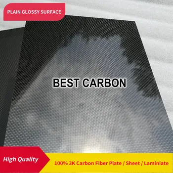 Doprava zadarmo 600mm x 600mm Obyčajný Lesklý povrch Carbon Fiber Doska ,cfk dosky, pevné dosky, listy, laminiate