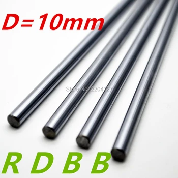 RDBB 3D Tlačiarne rod 10 mm lineárny hriadeľ 100 mm tvrdené Chrome os zápas použitie 10 mm ložisko rezbárstvo stroj časť