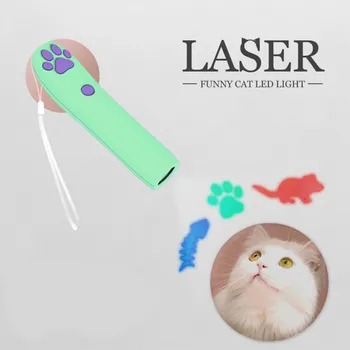 2020 Nový Zábavný Zvieratko, Interaktívne Logická Hračka Red Dot Laserové Svetlo ToyLED Premietacie Pero Provokujúcej Mačka Stick Produkty