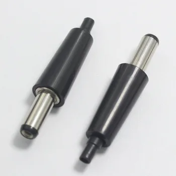 1pcs New Black 5.5*2,5 mm DC Napájací Konektor ABS 5,5 mm x 2.5 mm Muž Konektory Konektor DIY Opravy Jack Adaptér 9mm Krátky Typ