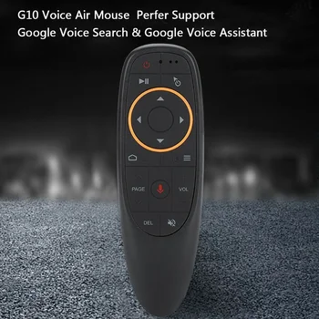 2.4 Ghz Lietať Vzduchom Myš Bezdrôtová Hlas, Diaľkové Ovládanie, USB Prijímač pre Android TV Box PC PUO88