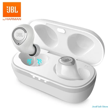 JBL C100TWS Pravda Bezdrôtové Slúchadlá Bluetooth 5.0 Stereo Slúchadlá Čisté Basy, s Mikrofónom Plnenie Prípade Sound Gaming Headset Šport