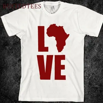 Hip Hop Láska Afrike T Shirt Rap Nové Nelson Mandela Malcom X MLK Nové Tee 2020 T-Shirt Men Print T Košele pánske Letné Štýl