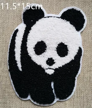 Veľkoobchod veľa Veľké Panda šitie NA textílie patch, DIY Šitie dieťa kabát 11.5*15 cm