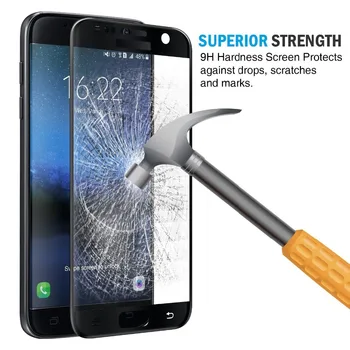 9H 3D Full Kryt Skla Pre SAMSUNG Galaxy S6 Poznámka 5 tvrdeného Skla Pre SAMSUNG Galaxy S6 Note5 Záruka na Obrazovku Film