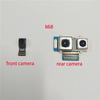 Predná & Zadná Kamera Pre Xiao Mi 8 Späť Mian Veľký Fotoaparát A Drobné S Kamerou Flex Kábel Nahradenie Opravy Dielov