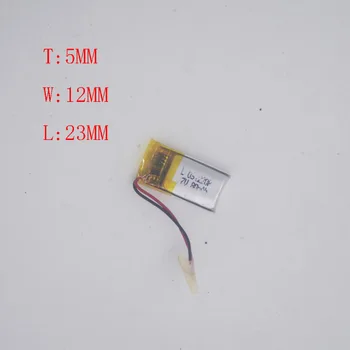 3.7 V, Lítiové Batérie, 501220/501223 Malá Hračka 3D Okuliare, Bluetooth Headset Batérie 80MAH