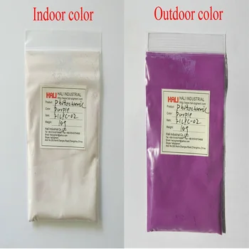 Photochromic pigment prášok,slnečné svetlo aktívne pigment,solor citlivé pigment,položka:HLPC-07,farba:oranžová,1lot=10gram,doprava zdarma.