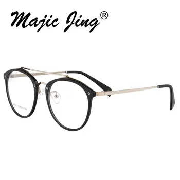Magic Jing Acetát A Kovové Zmes RX Optické Rámy Krátkozrakosť Okuliare dioptrické Okuliare Predpis Okuliarov M9621