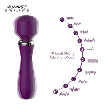 Silný Klitorisu Vibrátory Pre Ženy, USB Nabíjanie Čarovná Palička AV Vibrátor Masér Sexuálne Wellness Erotické, Sexuálne Hračky Pre Páry