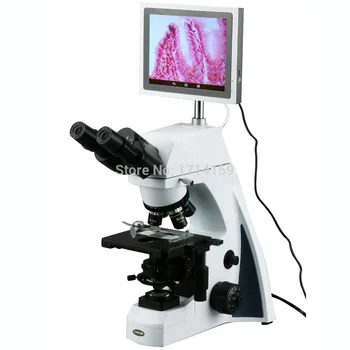 Teaching Training-AmScope Dodávky 40X-1000X Infinity Výskumu xCompound Mikroskopom w/ Zabudovaný 1,3 MP Fotoaparát a Reklamná