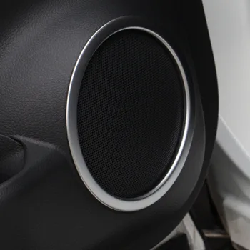 Interiér Rám Speaker Box Á Krúžok Pre Nissan Qashqai J11 2016 2017 2018 Chrome Auto Styling Nálepky Príslušenstvo