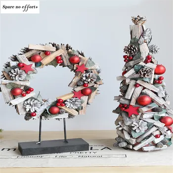 Mini Vianočný Stromček, Vianočné Dekorácie Pre Domov Navidad Vianočné Ploche Ozdoby Nový Rok Dekorácie Chlapec Dievča Darček
