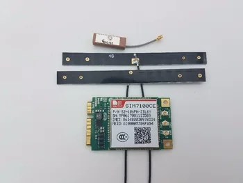 SIM7100CE MINI PCIE+4G anténa+anténa GPS Nový, Originálny TDD-LTE/FDD-LTE/WCDMA B38/B39/B40/B41 B1/B3/B7 Modul