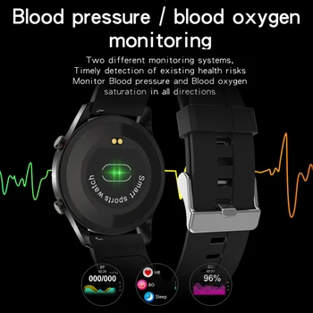 Plne dotykový displej mužov Smart hodinky srdcovej frekvencie monitorovanie Krvného tlaku nepremokavé Športové hodinky Fitness tracker Pre ios a Android