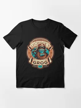 Ghost Pirate Grog Monkey Island Remeslo Pivo Video Hry Hot Predaj Klaun T Shirt Muži/ženy Vytlačené Teroru Módne T-shirts