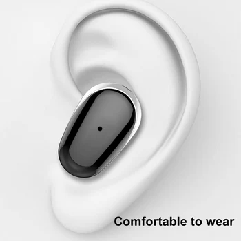 Univerzálny L3 Mini In-Ear Skryté Redukcia Šumu Slúchadlá Pripojenie Dvoch Mobilných Telefónov V Rovnakom Čase O 5 Hodín Pracovného Času