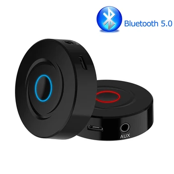 Bezdrôtové Audio Prijímač 3.5 mm Aux Adaptér Bluetooth 5.0 Vysielač Pre Prenosné Slúchadlá Hovoriť TV Počítač PC