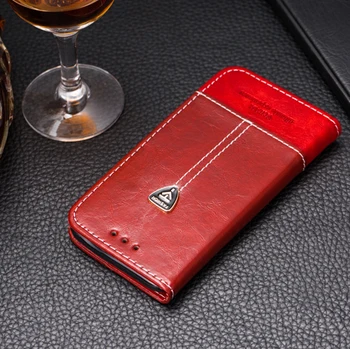 VIJIAR Nové kvalitné Luxusné kvalitné PU kolízie peňaženky štýl telefónu zadný kryt prípadoch 5.0'For LG Magna H502F H500F prípade